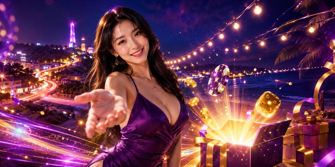 Bầu không khí casino Việt Nam với ánh đèn rực rỡ và người chơi tham gia các trò chơi có giải thưởng lớn